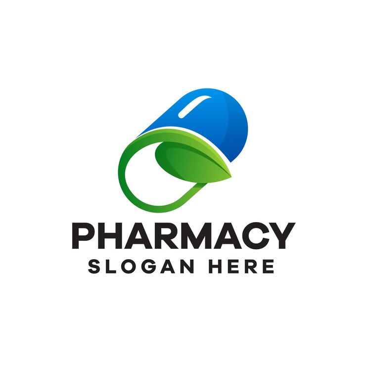 Pharmacy Gradient Logo Design