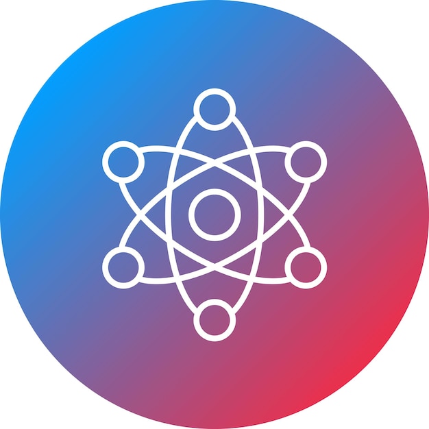 physics icon vector image can be used for learning