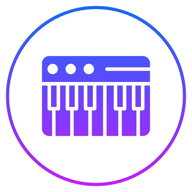 Piano Vector Illustration