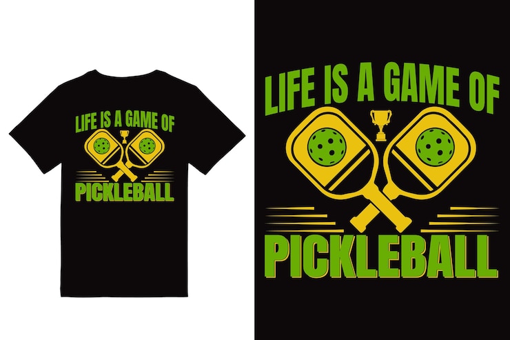 Pickleball t shirt design