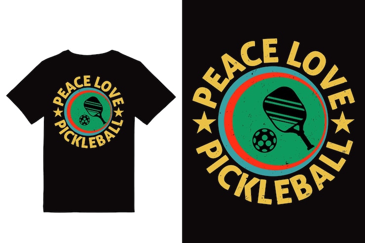 Pickleball t shirt design