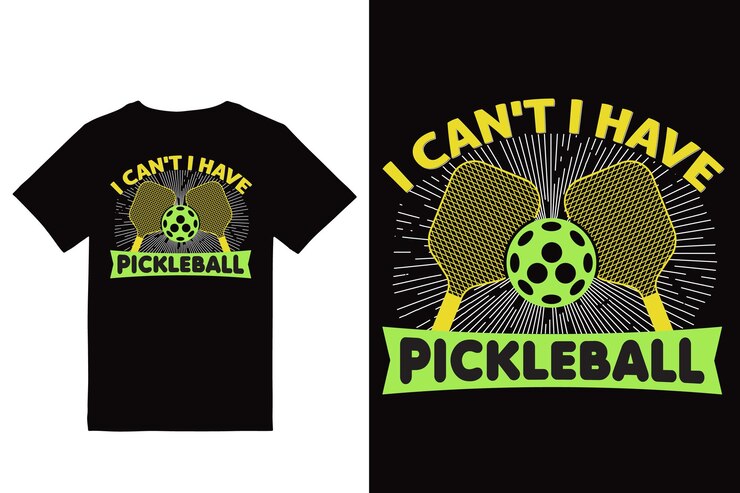 Pickleball t shirt design