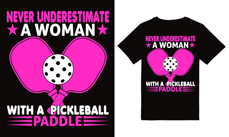 Pickleball tshirt design or pickleball poster Design or Pickleball illustration