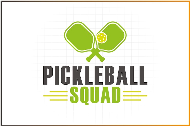 Vector pickleball tshirt design pickleball squad