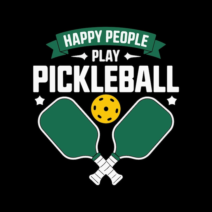 Vector pickleball tshirt design