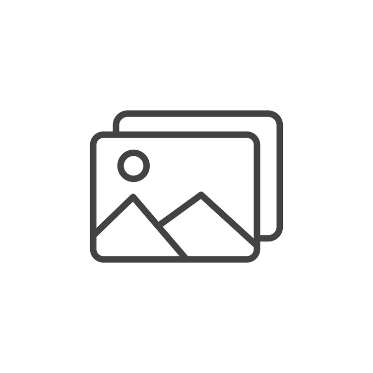 Picture icon Symbol mark in filled style