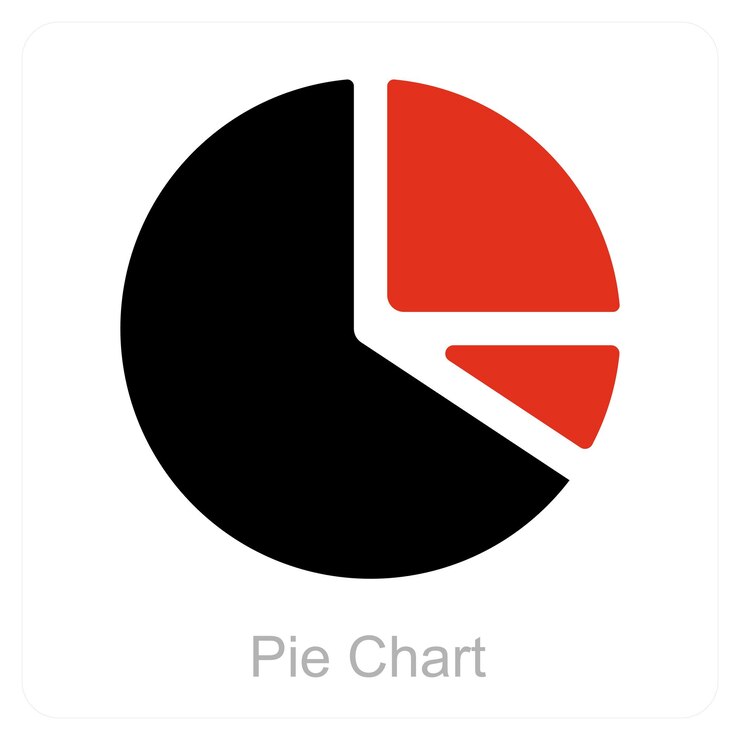 Pie Chart and diagram icon concept