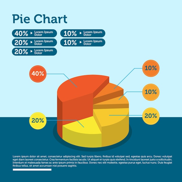 Pie Chart Design Template