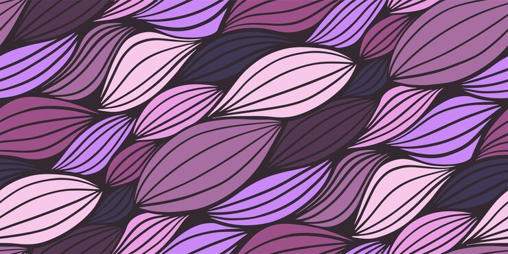 Vector pink and lilac waves seamless pattern for fabric textile design pillow or packaging vector illustration