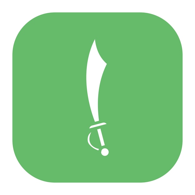 Pirate Knife Vector Illustration