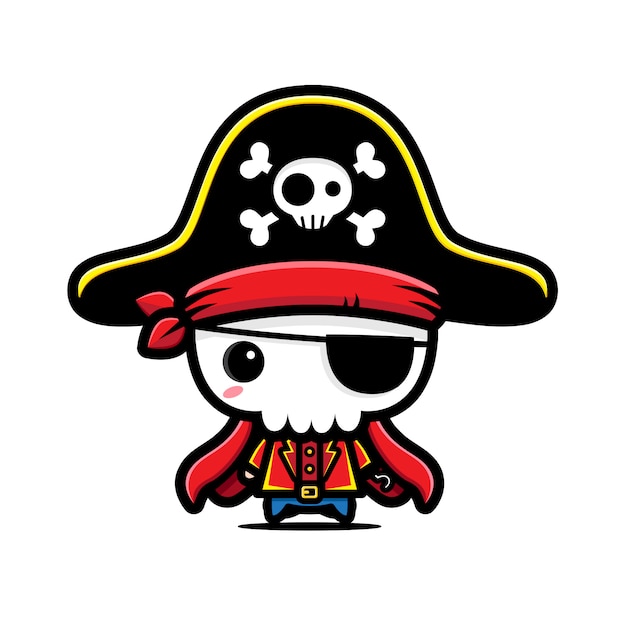 Pirate Skull illustration
