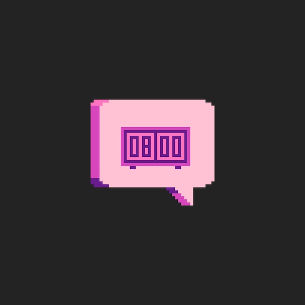 pixel art dialog icon