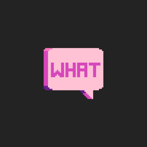 pixel art dialog text icon