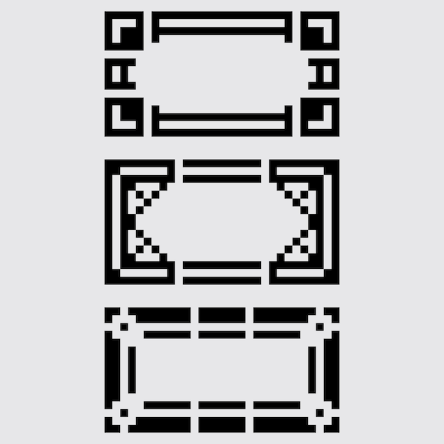 pixel art mini frame aesthetics retro sprite design