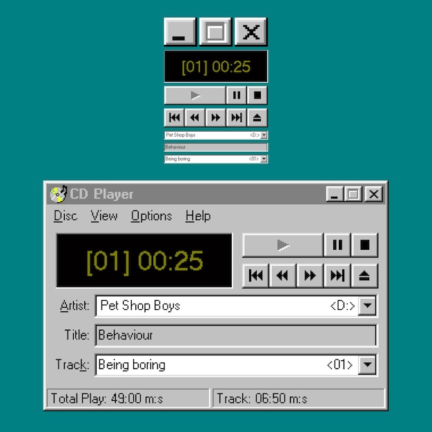 pixel art old 90s user interface design. vector illustration