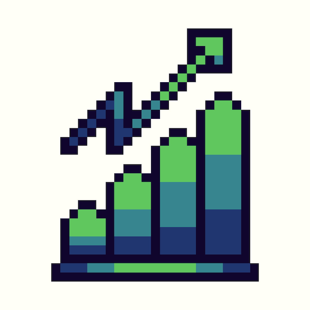 pixel art trading icon