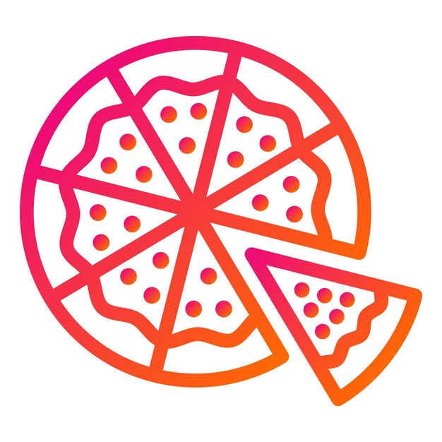 Pizza Vector Icon Design Illustration