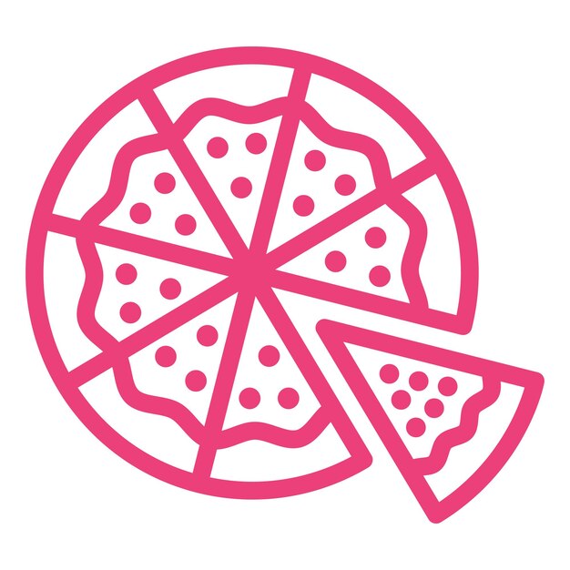 Pizza Vector Icon Design Illustration