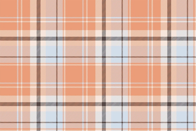 plaid background check seamless pattern in beige vector fabric texture for textile print wrapping paper gift card or wallpaper