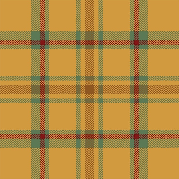 plaid check pattern in orange and red colors seamless fabric texture tartan textile print
