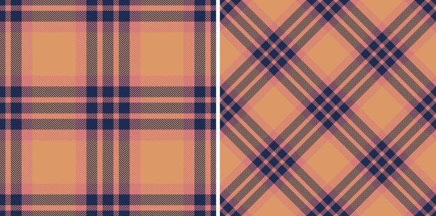 Plaid fabric texture Textile tartan vector Background check pattern seamless
