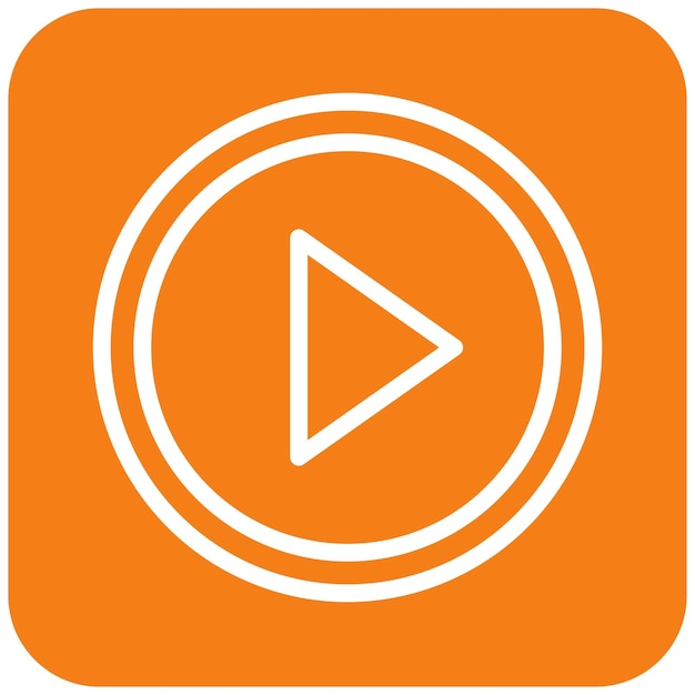 Play button Vector Icon Design Illustration