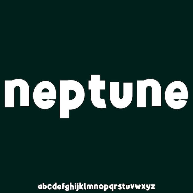 playful rounded edge sans serif display font vector