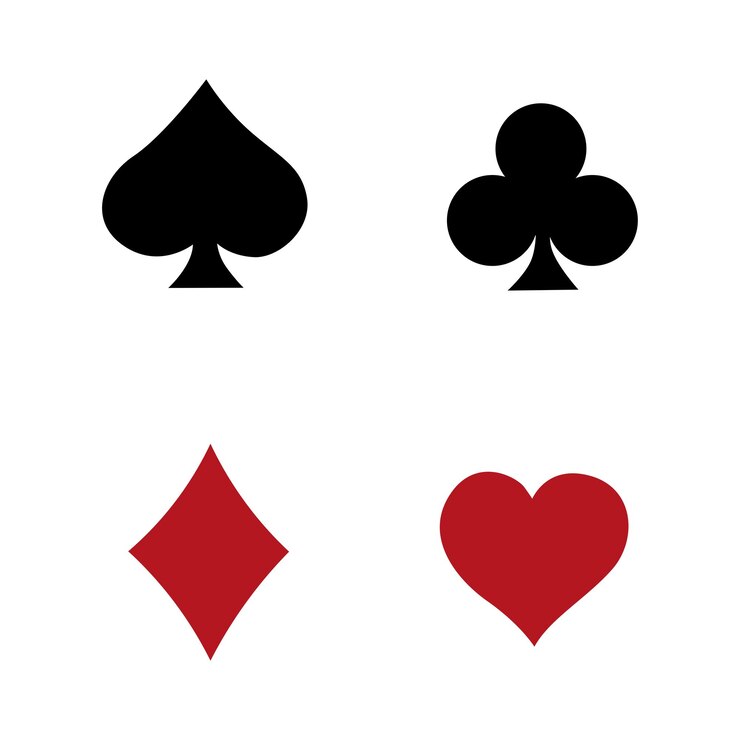 Vector playing card leaf icon illustration design