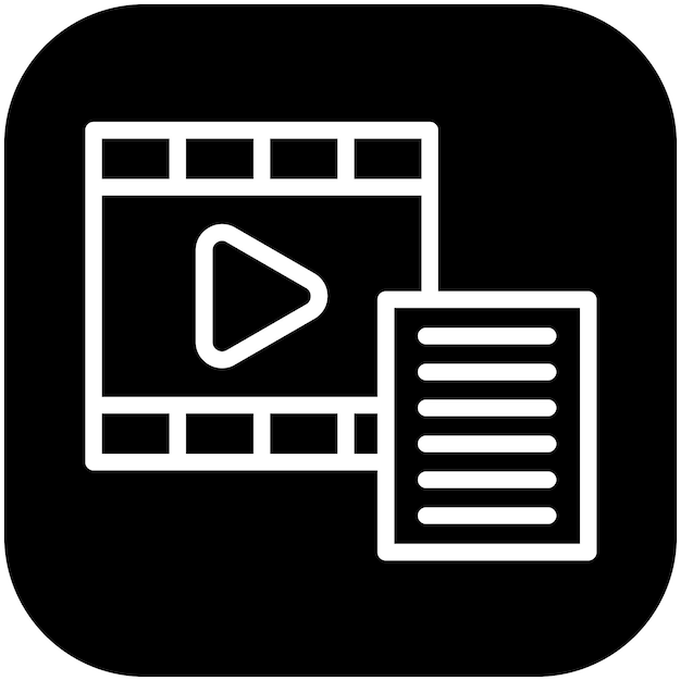 Plot vector icon illustration of Filmmaking iconset
