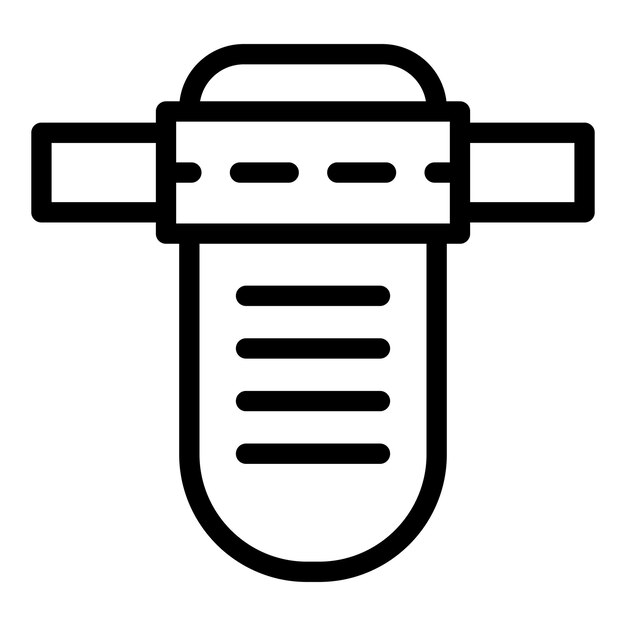 Plumbing icon Outline plumbing vector icon for web design isolated on white background