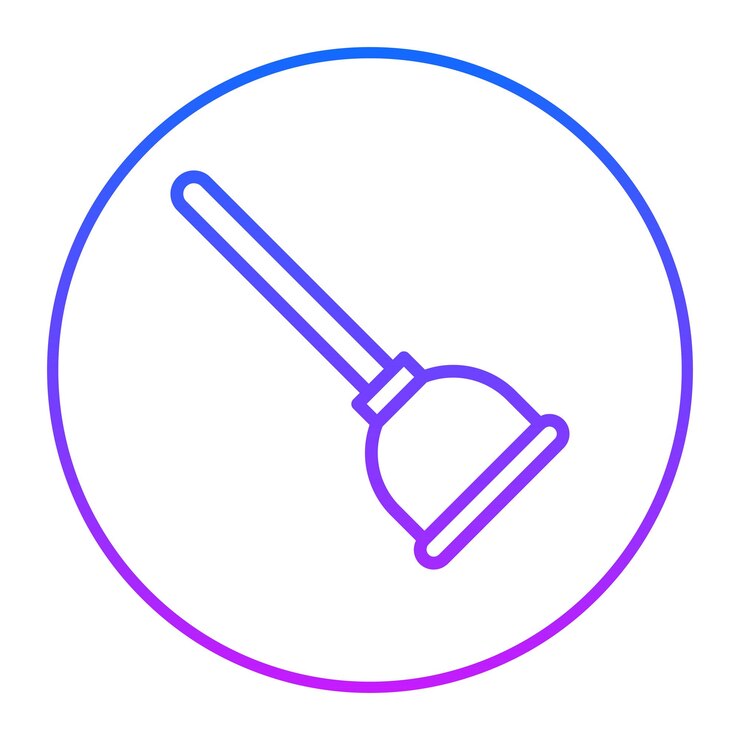 Vector plunger vector illustration