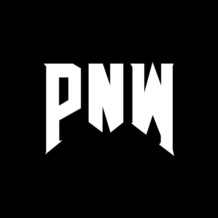 Vector pnw letter logo design for technology company pnw logo design black and white color combination pnw logo pnw vector pnw design pnw icon pnw alphabet pnw typography logo design