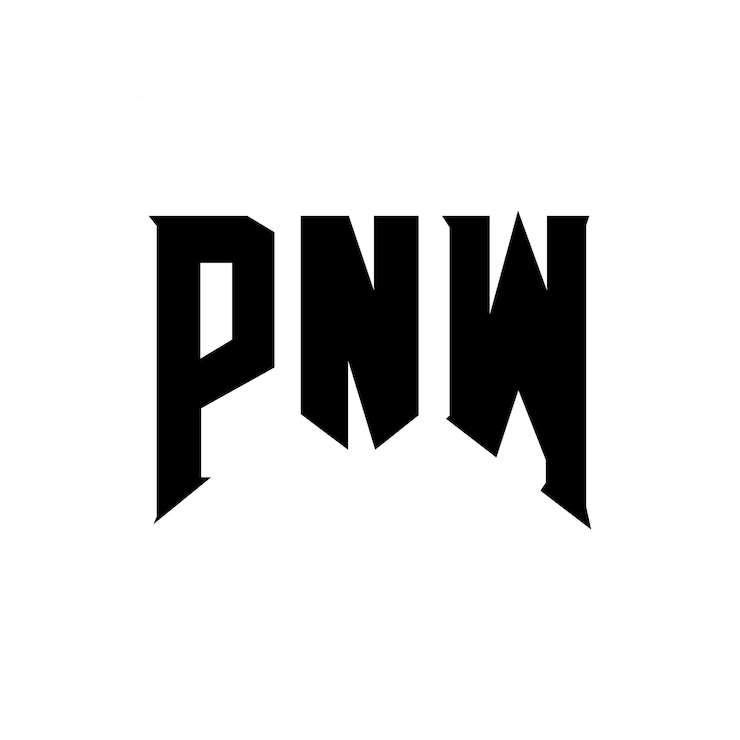 Vector pnw letter logo design for technology company pnw logo design black and white color combination pnw logo pnw vector pnw design pnw icon pnw alphabet pnw typography logo design