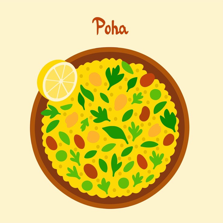 Vector poha india