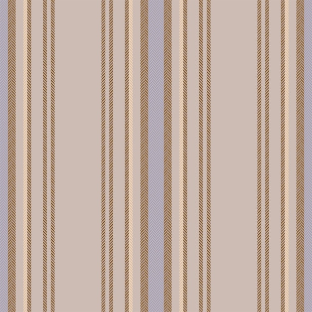 Pola garis vertikal bergaris, tekstur kain latar belakang vektor garis-garis, desain abstrak tanpa putus garis bergaris geometris
