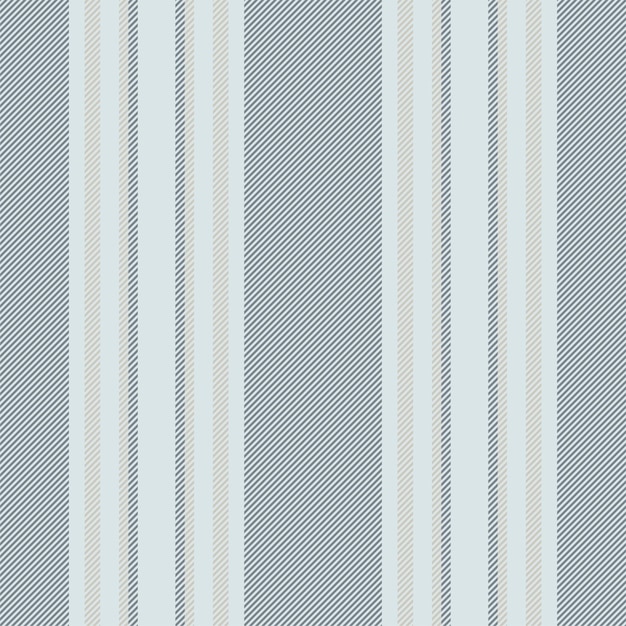 Pola garis vertikal bergaris, tekstur kain latar belakang vektor garis-garis, desain abstrak tanpa putus garis bergaris geometris