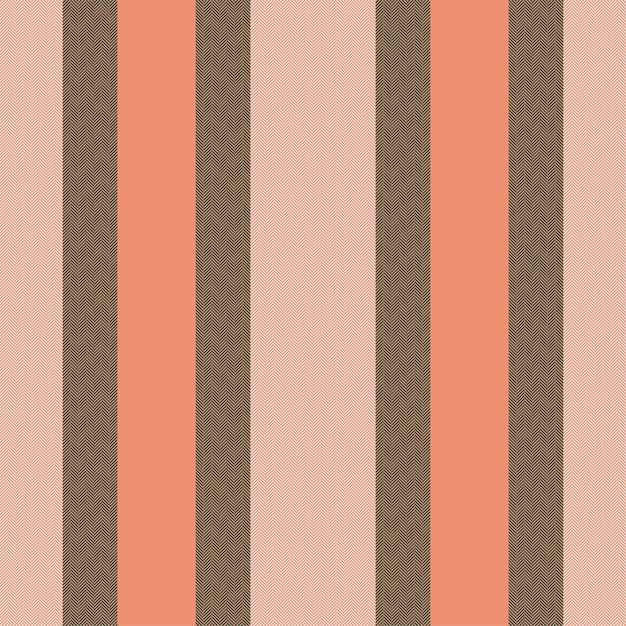 Pola garis vertikal bergaris, tekstur kain latar belakang vektor garis-garis, desain abstrak tanpa putus garis bergaris geometris