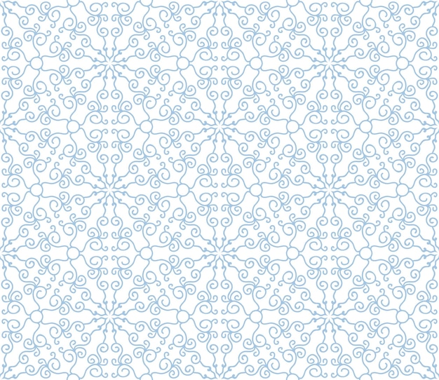 Pola mulus bunga doodle garis tipis warna-warni abstrak. Latar belakang motif floral.
