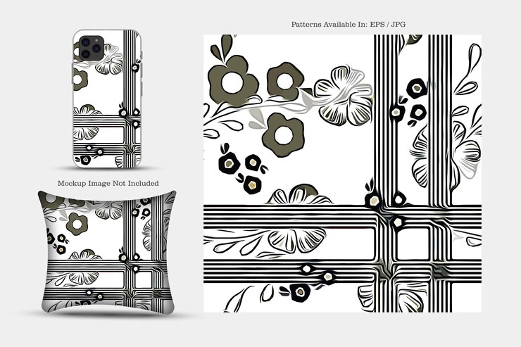 Vector pola sampul vektor yang dapat dicetak. tekstur ilustrasi untuk ponsel, kertas, tekstil, dan wallpaper.