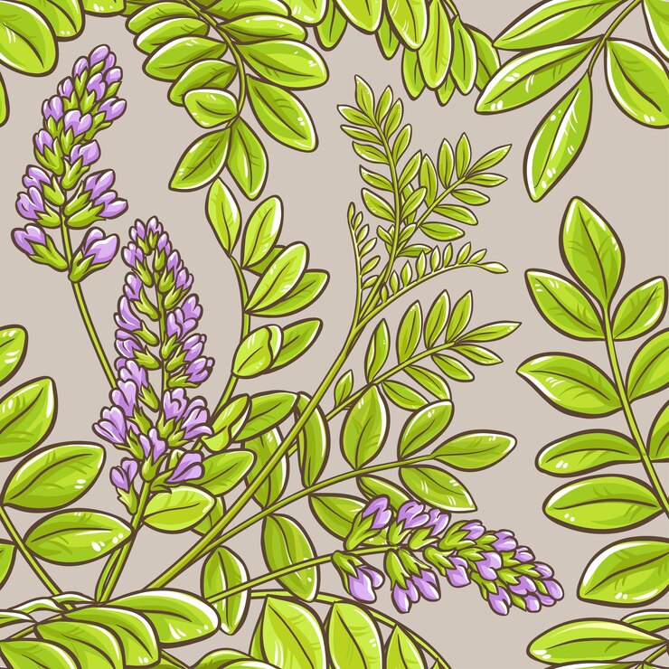 Vector pola seamless licorice