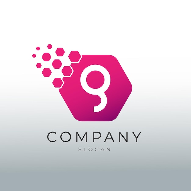 Polygon G Letter Logo Design Vector Template Letter G Design Vector with Polygons Hexagon G Alphabet