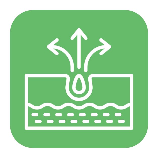 Pore icon vector image Can be used for Dermatology
