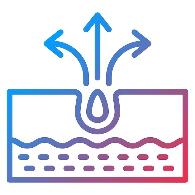 Pore icon vector image Can be used for Dermatology