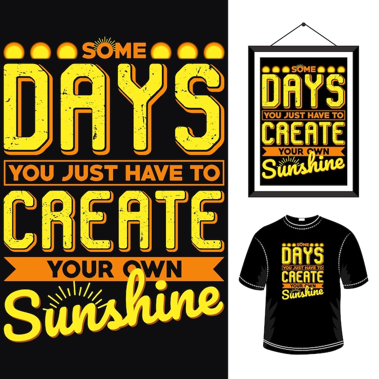 Vector positive quotes design motivational typography t shirt design