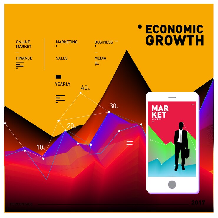 Vector poster dan halaman grafis vektor bisnis dan keuangan
