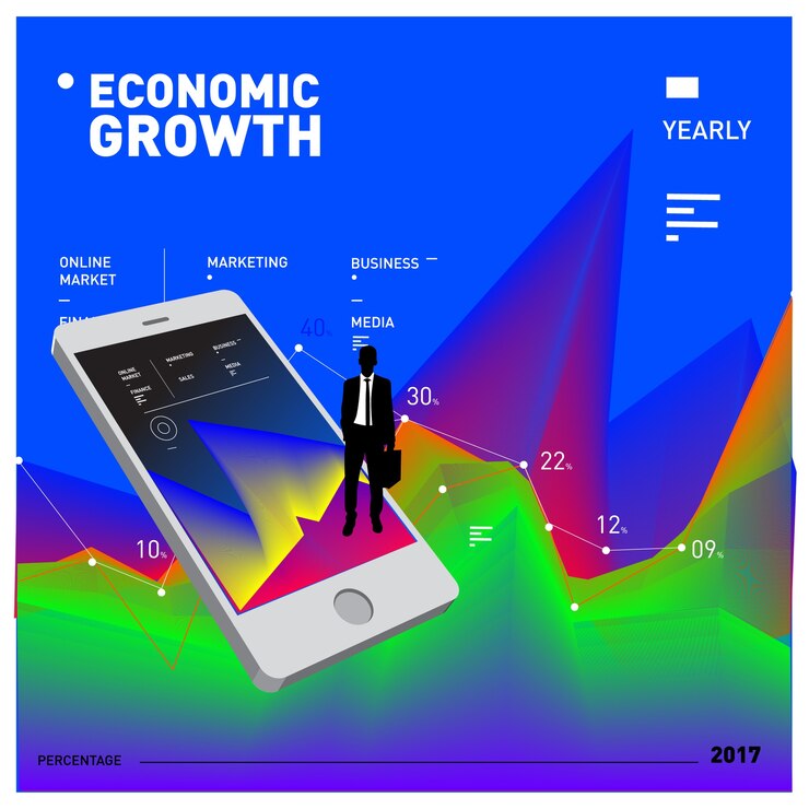 Vector poster dan halaman grafis vektor bisnis dan keuangan