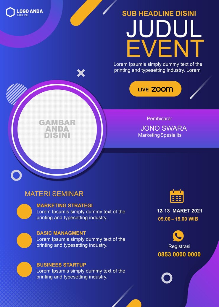 Vector poster design templates