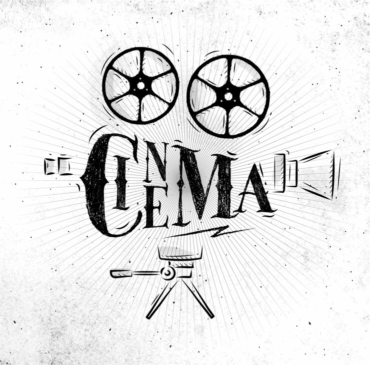 Vector poster kamera film