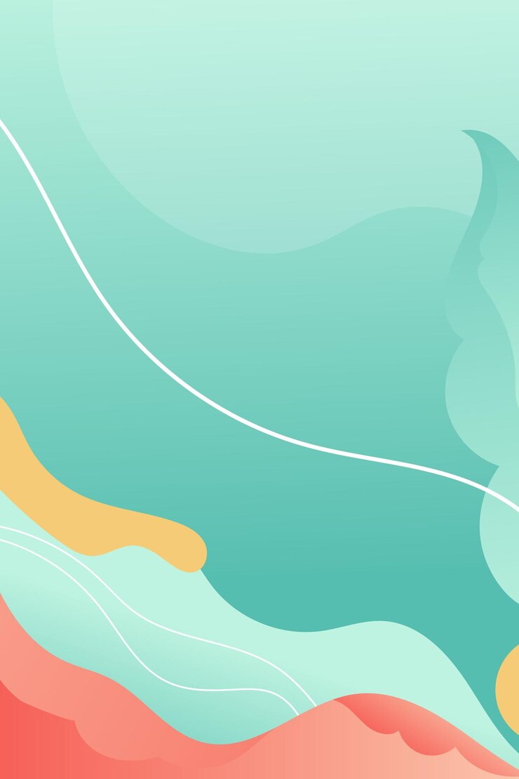 potret bunga fantasi mistis warna gradien ilustrasi latar belakang Gambar bagus untuk poster seni dinding kartu ucapan atau sampul buku