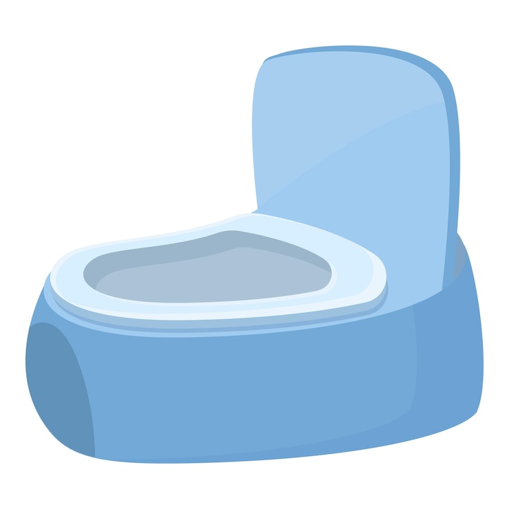 Vector potty icon cartoon vector baby toilet kid lavatory